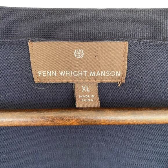 Fenn Wright Manson Navy Button Front Cardigan - XL - Picture 4 of 4